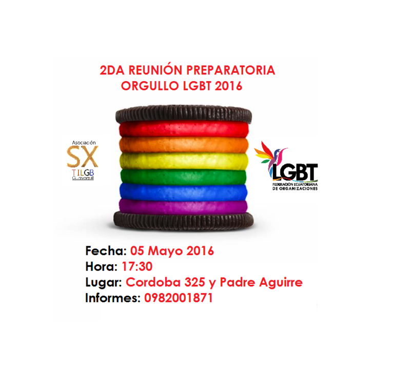 Reunión Previa al Orgullo Guayaquil 2016